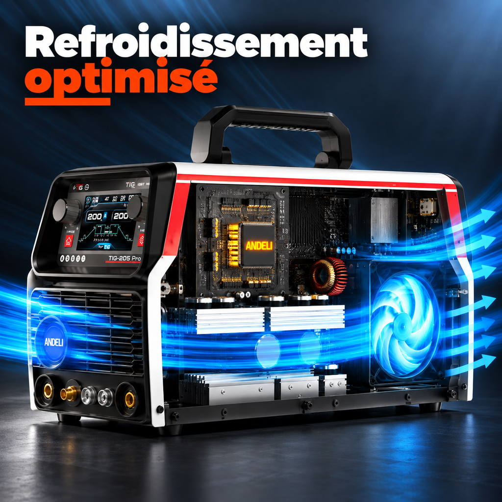Poste à souder TIG-205Pro AC/DC - TIG/MMA - 200A